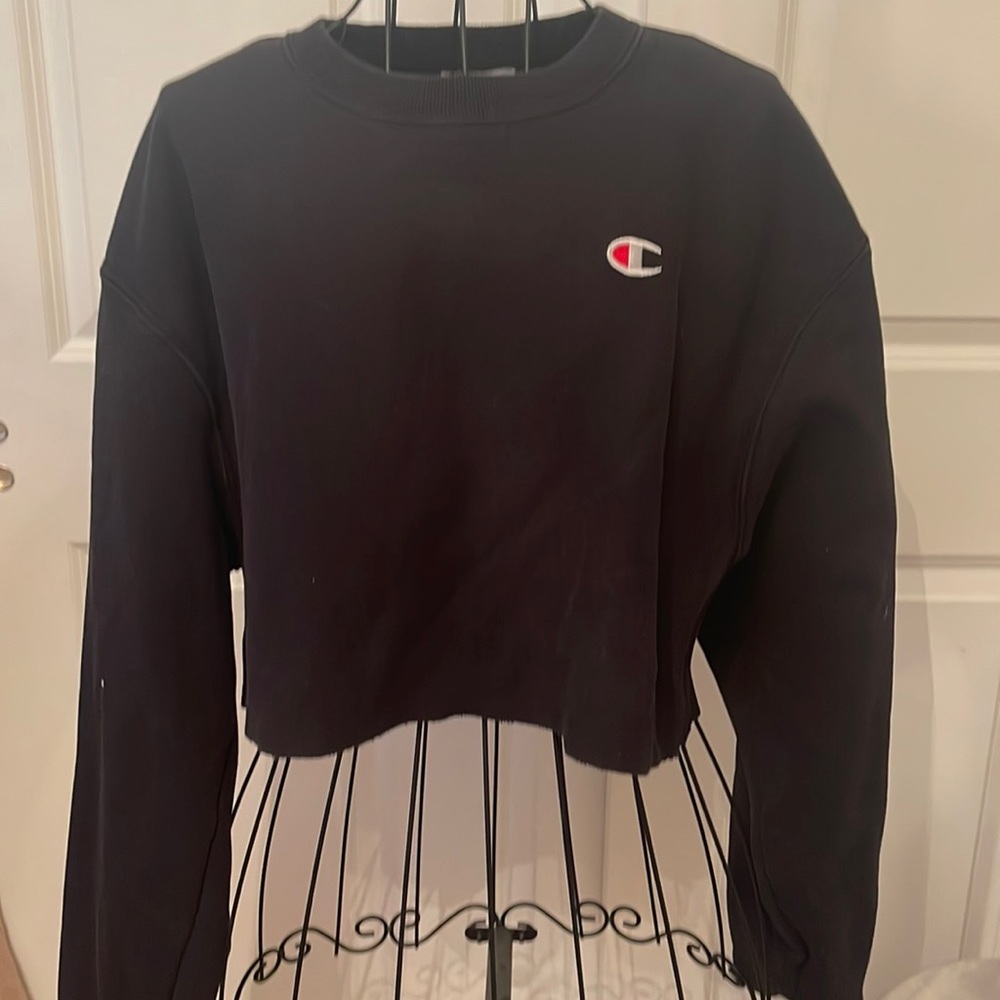 Champion black crop top